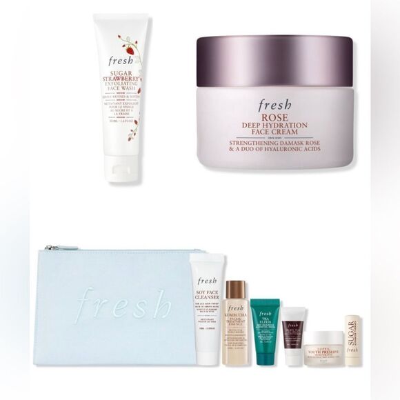 fresh Other - FRESH Rose Deep Hydration Face Cream, Strawberry Exfoliating Face Wash & More